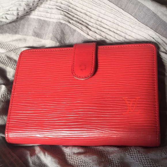 Louis Vuitton Handbags - Louis Vuitton Red Epi Leather Wallet